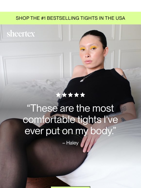 SHEERTEX IS GETTING STANDING OVATIONS.