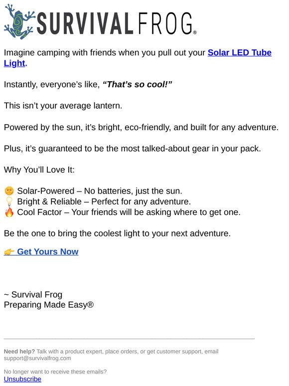Solar-Powered & Seriously Cool