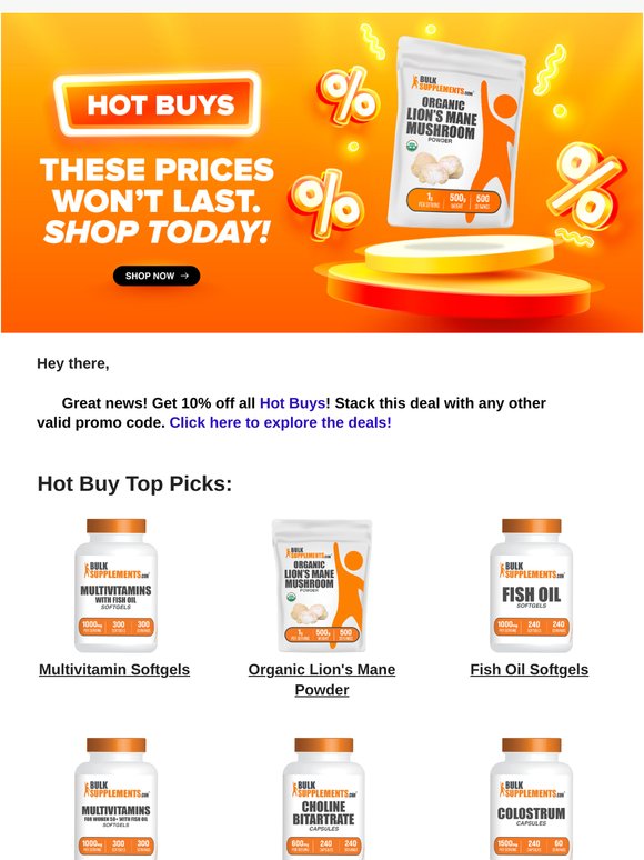 Did Your Favorite Make the Hot List? [10% Off Select Picks] 🔥