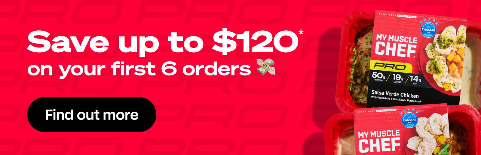 save 120 off your first 6 orders