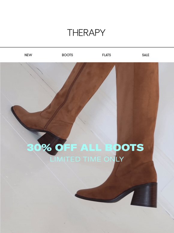 Just for You: 30% OFF BOOTS
