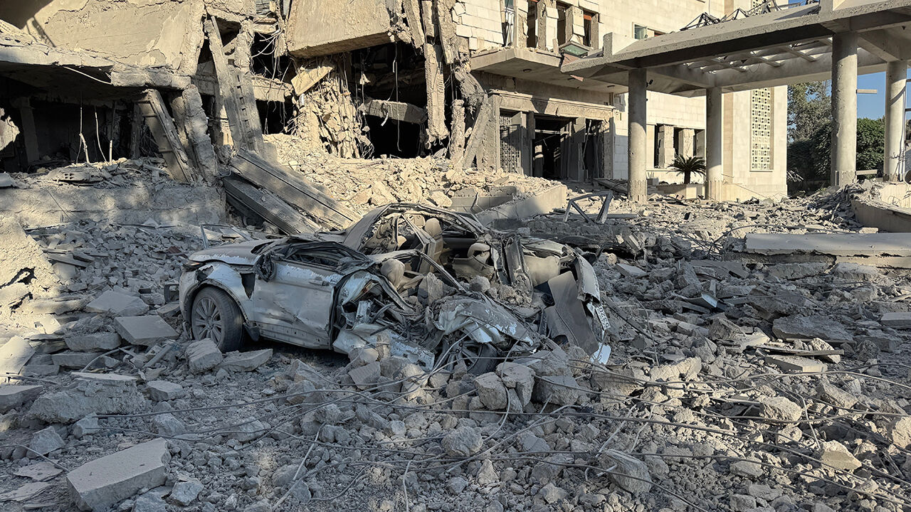 Israel carries out airstrike on Syrian Defense Ministry in Damascus, Syria 