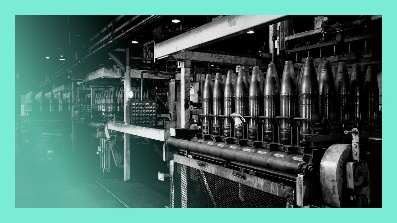 The Scranton Army Ammunition Plant, where components for artillery and mortar shells are produced, Pennsylvania, USA.