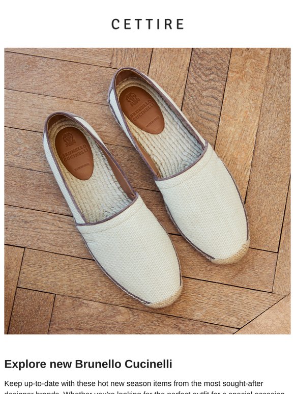 Explore new Brunello Cucinelli