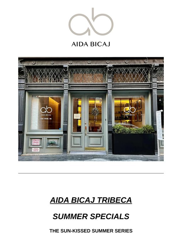 SUMMER SPECIALS - TRIBECA SPA EXCLUSIVE