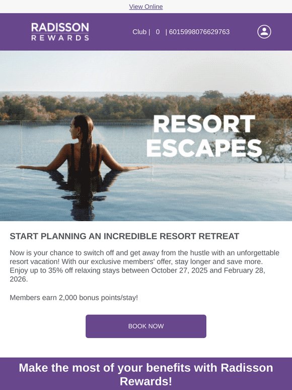 🎁 Resort Escapes: Up to 35% off!