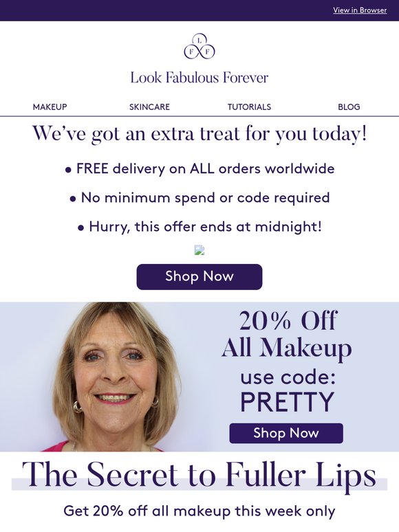 Free Delivery Friday | The Secret to Fuller Lips