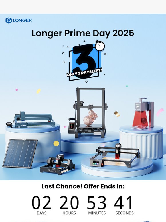 Final 3 Days – Longer Prime Day: Up to 65% Off + $50 Off Sitewide!