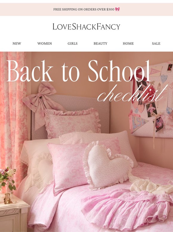 THE BACK TO SCHOOL CHECKLIST