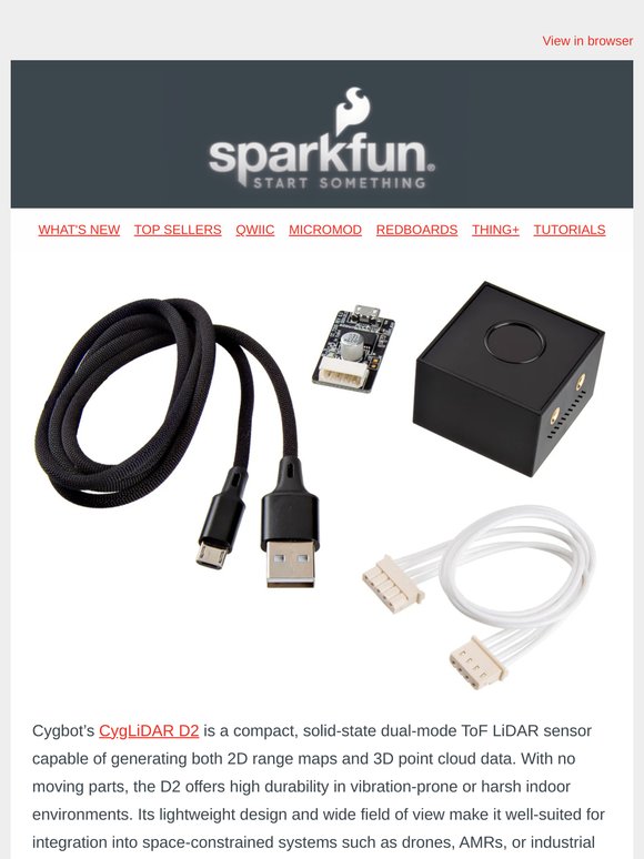 Explore Solid-State LiDAR Technology with CygLiDAR D2!