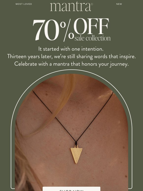 70% OFF ✨everything✨ in the Sale Collection + 25% Off Sitewide