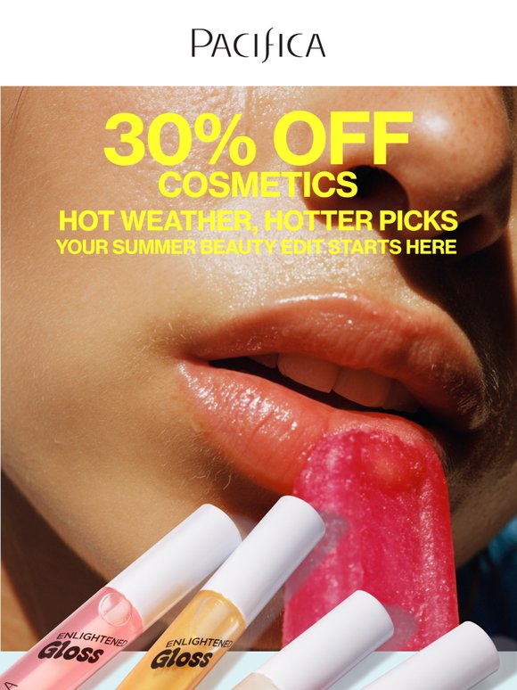 this weekend: 30% off makeup + more 💅