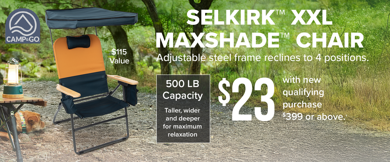 Selkirk Camping Chair Stripe June 2025