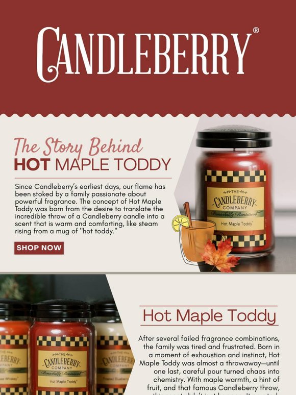 The Story Behind Hot Maple Toddy!