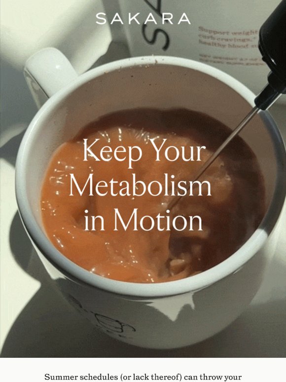 Is Your Metabolism in a Summer Slump?
