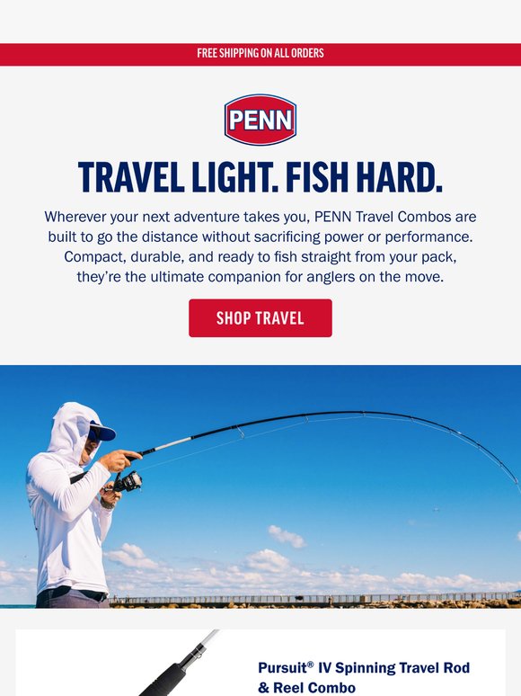 Hit The Road Ready For Battle With PENN Travel Combos.
