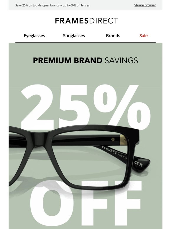 Save in style: shop designer eyewear deals 🤩