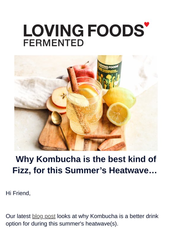 Why Kombucha is the Best Kind of Fizz...