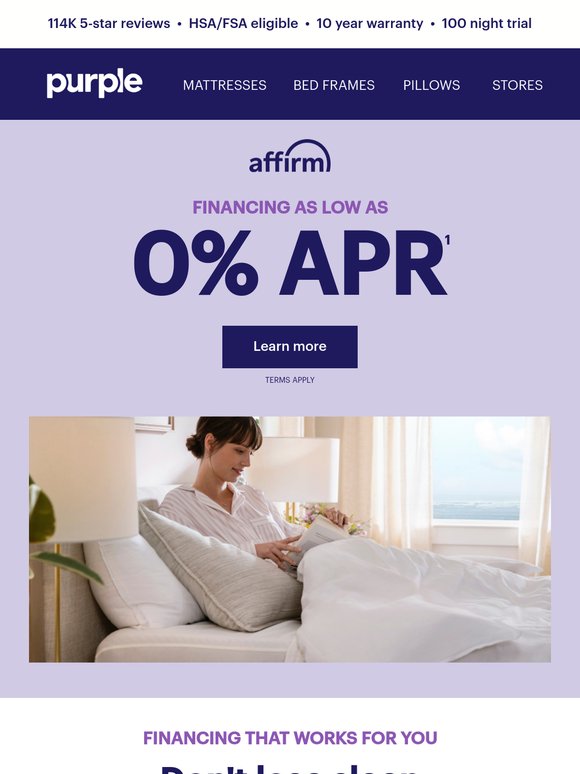 As low as 0% APR - you heard that right