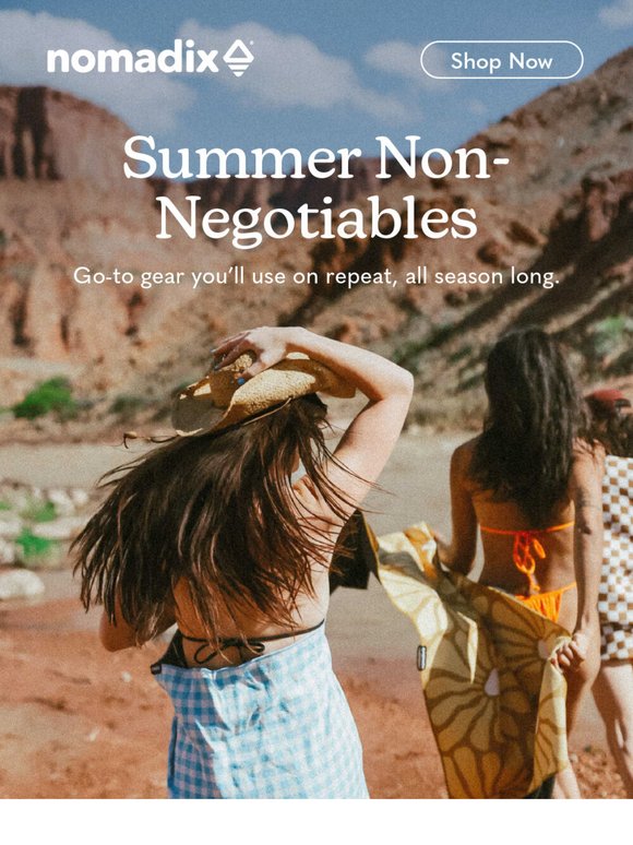 Summer Non-Negotiables