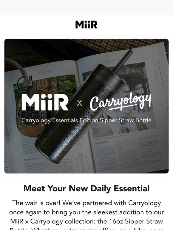 MiiR x Carryology Bottles are Here!