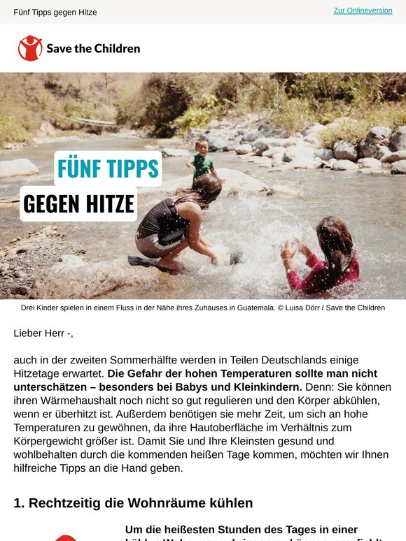 Kühl durch den Sommer