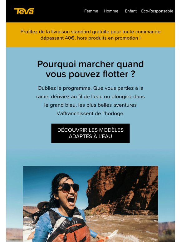 Pourquoi marcher quand vous pouvez flotter ?