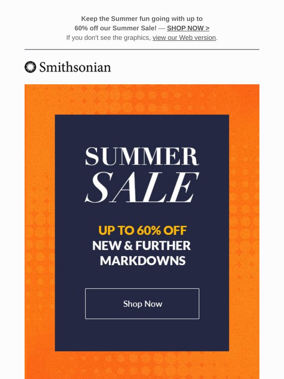 Smithsonian Store Email Newsletters Shop Sales, Discounts, and Coupon