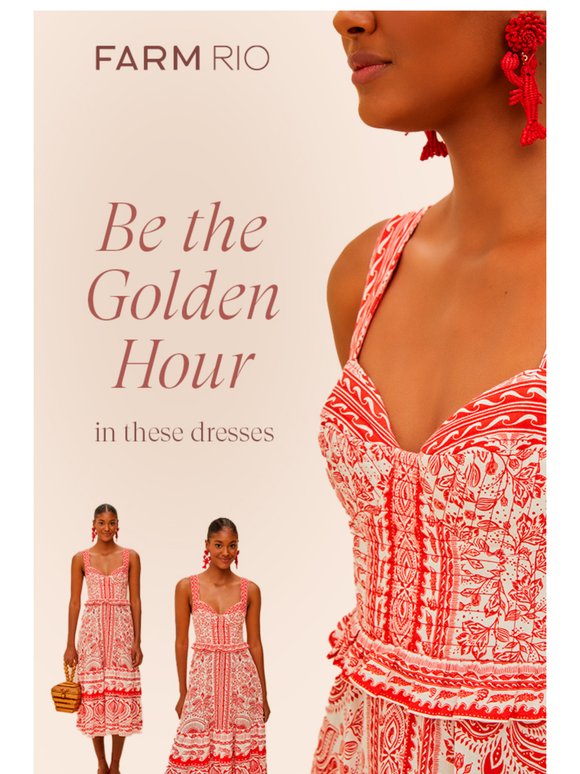 Be the Golden Hour in these dresses