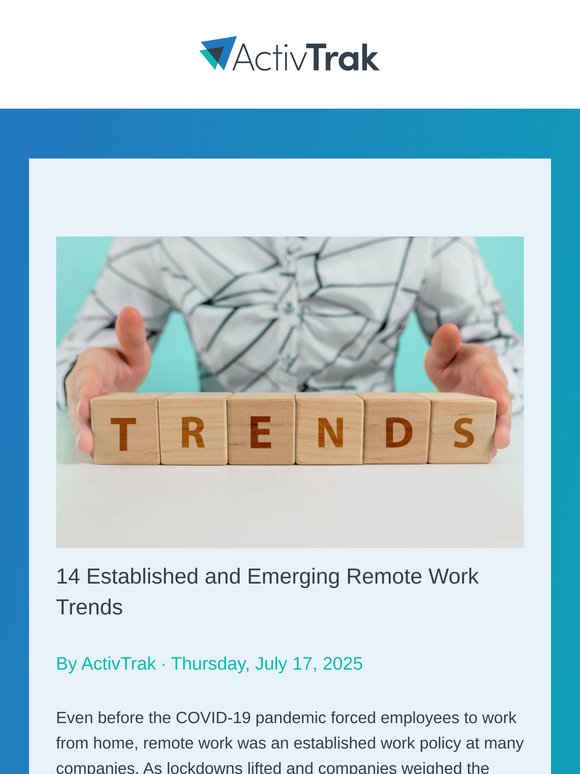 New workforce productivity blogs