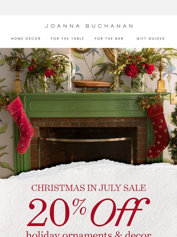 20% off holiday favorites—only through Sunday!