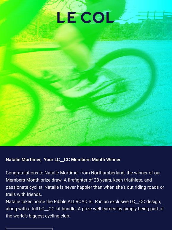 Your LC__CC X Ribble Road Bike Winner Revealed