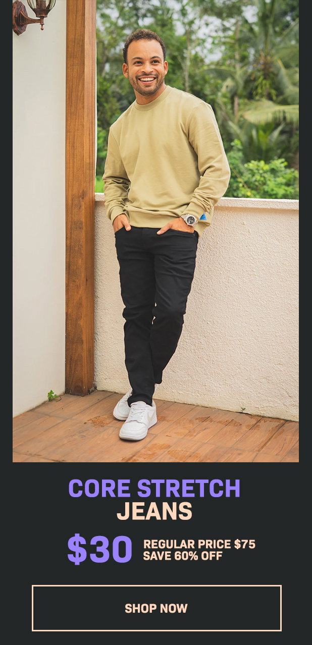 Core Stretch Black Jeans