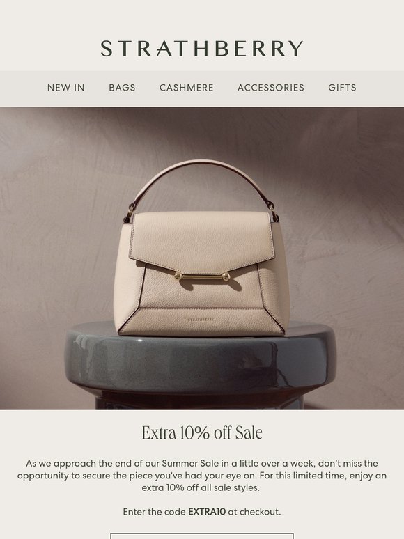 NOW LIVE: Extra 10% OFF ALL sale styles