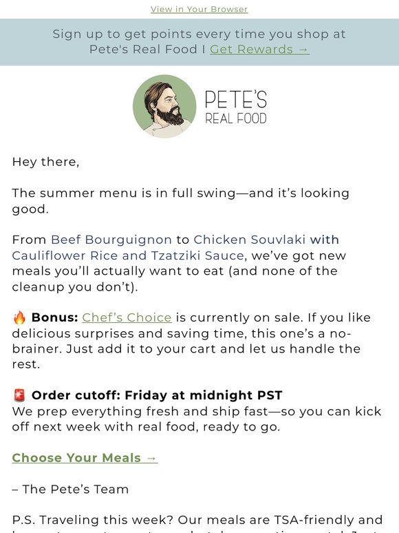 New Summer Meals Just Dropped ☀️ + Chef’s Choice is on Sale