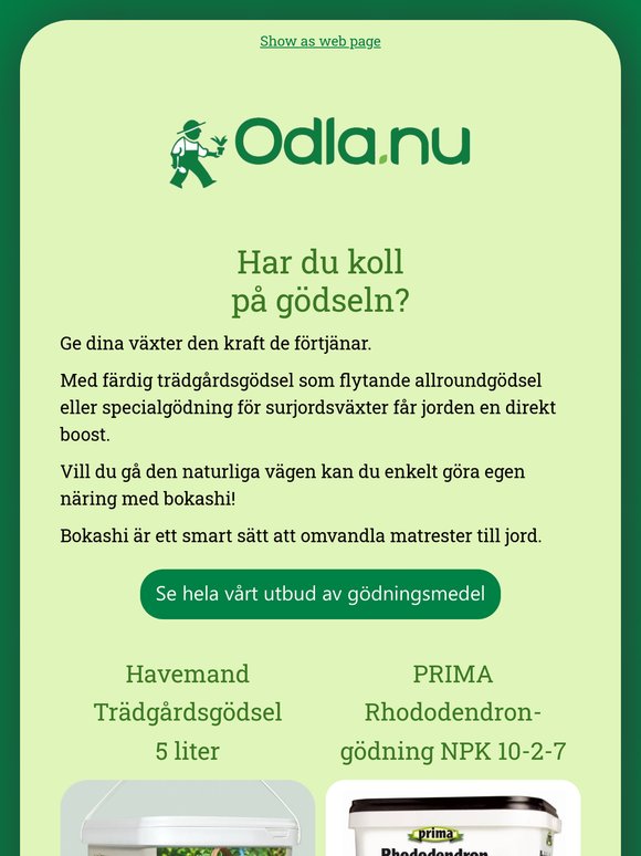 Ta hand om din trädgård med Odla.nu 💪🏻🏡