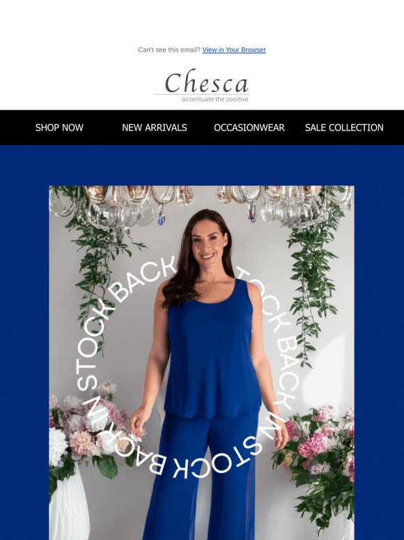 Our COBALT CHIFFON is Back — Don’t Miss It Again 💙