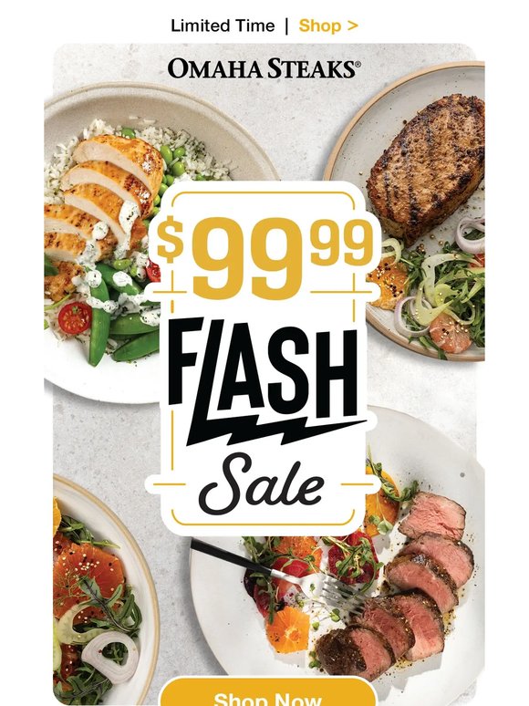 Hurry, $99.99 Flash Sale is here!