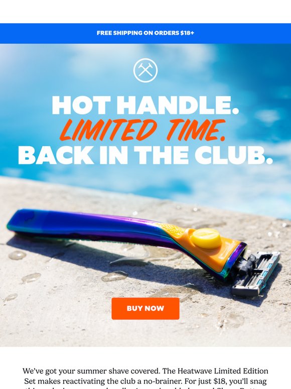 Get your hands on the limited edition Heatwave Handle 🔥