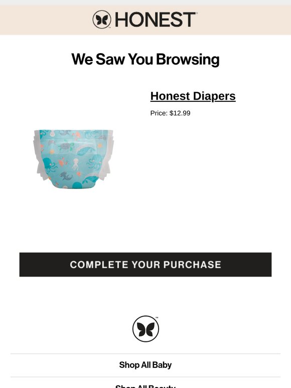 We saw you browsin'...