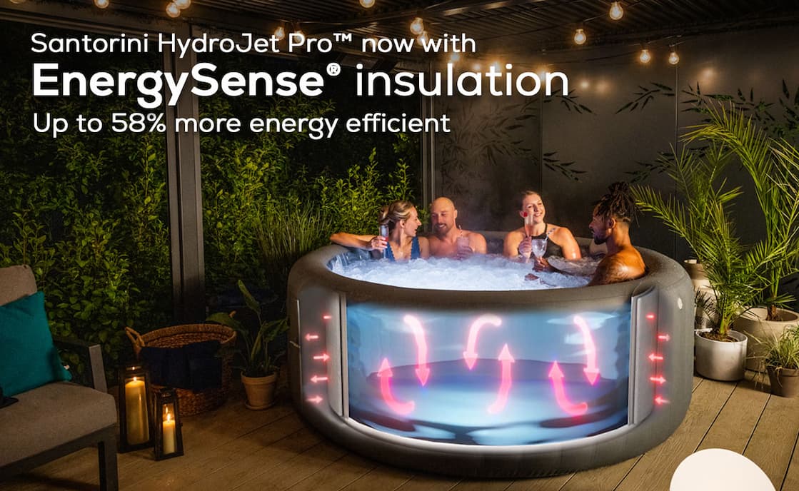 Energy-efficient hot tub
