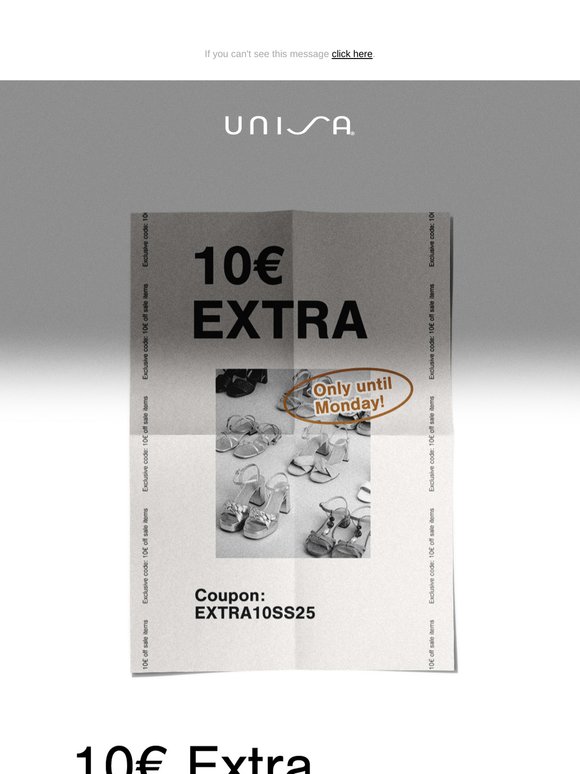 Exclusive code: 10€ off sale items 💥