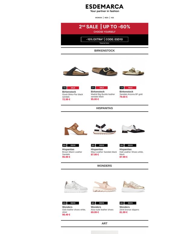 Find the perfect pair: up to 60% off on footwear 👠