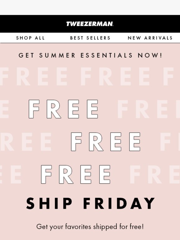 FREE SHIP FRIDAY IS HERE! 🚨