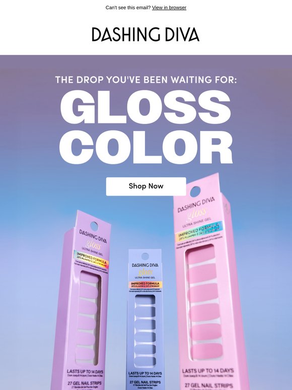 Gloss Color is Back (and Better Than Ever)