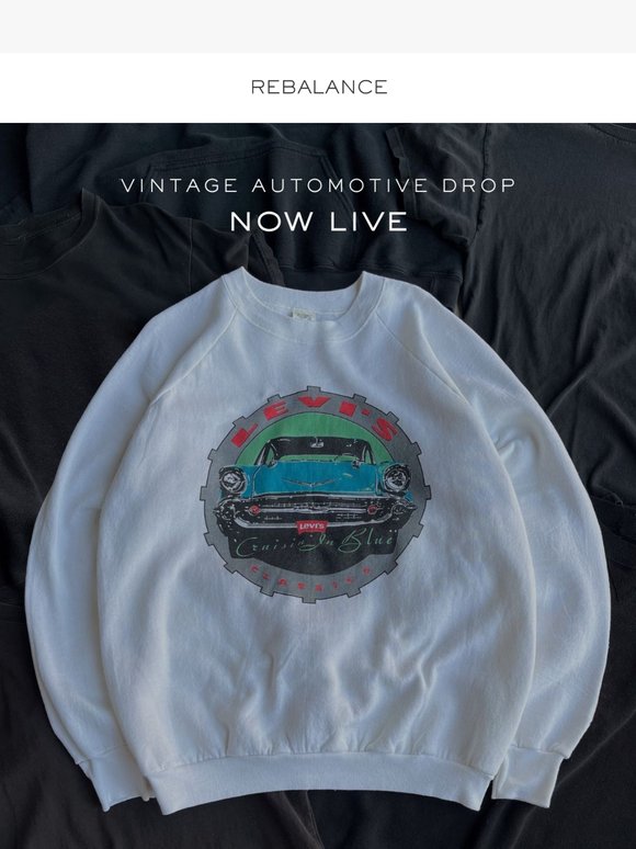 Fuel Your Fit: Vintage Auto Tees Just Dropped