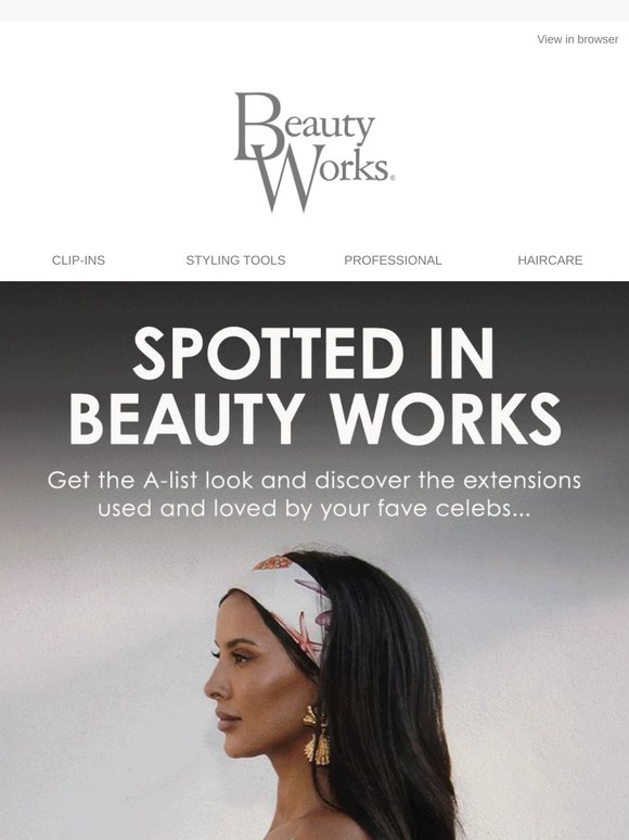 SPOTTED in Beauty Works 👀