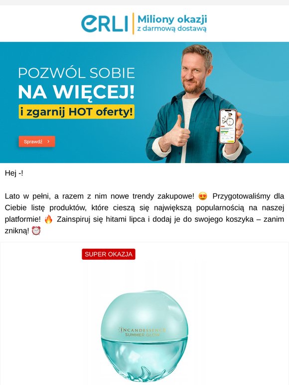 Sprawdź, co kupują inni! Lipcowe hity czekają! 🎉