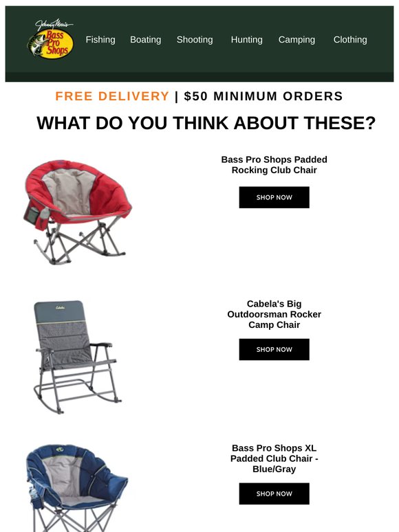 Bass Pro Shops Padded Rocking Club Chair: Ultimate Comfort & Style 1 Bass Pro Shops Padded Rocking Club Chair: Ultimate Comfort & Style