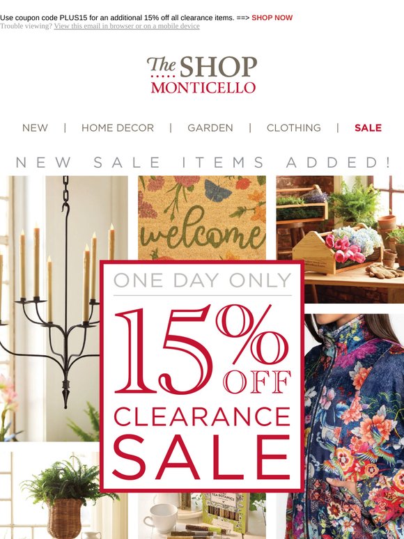 [TODAY] ⚡️ Sale on Sale Event - Extra 15% off!